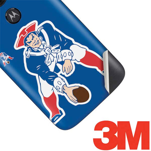NFL New England Patriots Retro Logo Moto E5 Play Skin